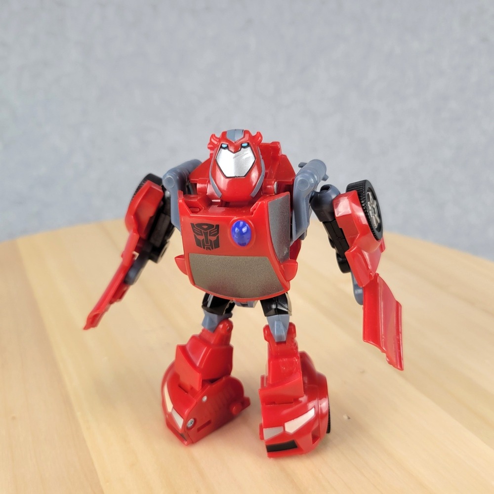 Transformers Animated Activators Cliffjumper 2007 TOMY Red Autobot Figure